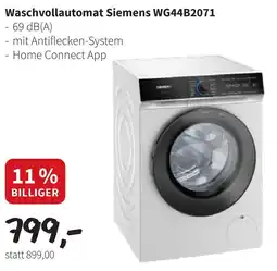 Eurogast Grissemann Waschvollautomat siemens wg44b2071 Angebot
