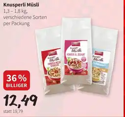 Eurogast Grissemann Knusperli müsli Angebot