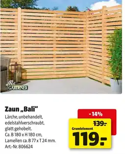 Liebmarkt Zaun bali Angebot