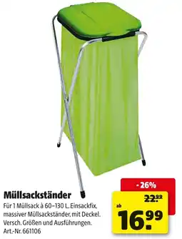 Liebmarkt Müllsackständer Angebot