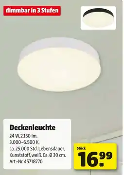 Liebmarkt Deckenleuchte Angebot