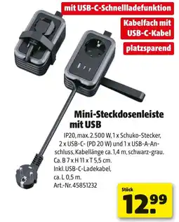 Liebmarkt Mini steckdosenleiste mit usb Angebot