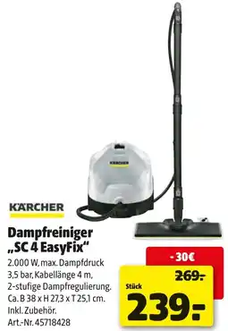 Liebmarkt Dampfreiniger sc 4 easyfix Angebot