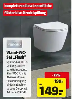 Liebmarkt Wand wc set flash Angebot