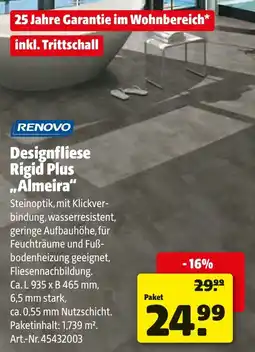 Liebmarkt Designfliese rigid plus almeira Angebot