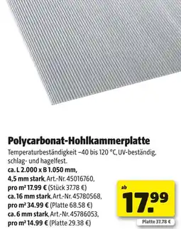 Liebmarkt Polycarbonat hohlkammerplatte Angebot