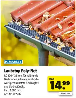 Liebmarkt Laubstop poly net Angebot