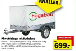 Liebmarkt Pkw anhänger mit hochplane Angebot