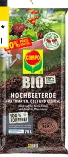 OBI Compo Bio-Hochbeeterde Angebot