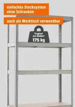 OBI Metall-Schwerlastregal Verzinkt Angebot