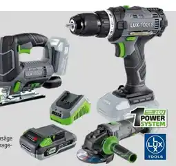 OBI Lux-Tools Akku-Maschinen-Set 3-in-1 1 PowerSystem Angebot