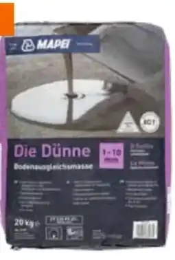 OBI Mapei Bodenausgleichmasse Die Dünne Angebot