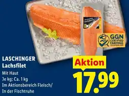 Lidl LASCHINGER Lachsfilet Angebot