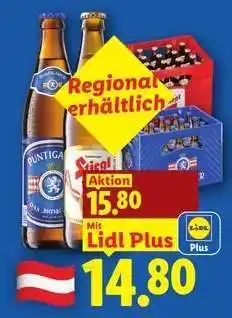 Lidl Puntigamer / Stiegl Angebot