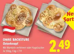 Lidl OMAS BACKSTUBE Osterknopf Angebot
