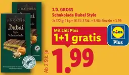 Lidl J. D.GROSS Schokolade Dubai Style Angebot