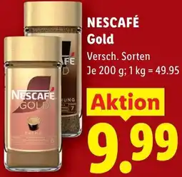 Lidl NESCAFÉ Gold Angebot