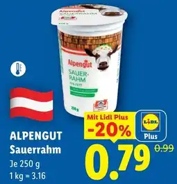 Lidl Alpengut sauerrahm Angebot