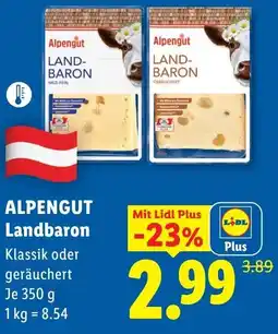 Lidl Alpengut landbaron Angebot