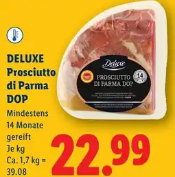 Lidl DELUXE Prosciutto di Parma DOP Angebot