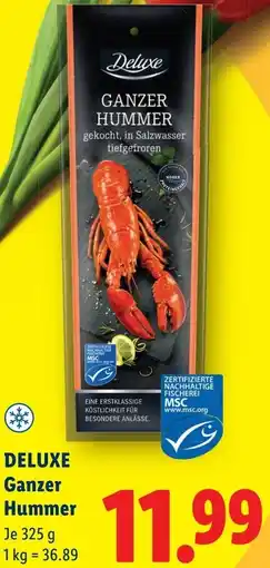 Lidl Deluxe Ganzer Hummer Angebot