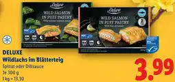 Lidl Deluxe Wildlachs im Blätterteig Angebot