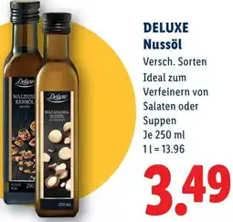 Lidl DELUXE Nussöl Angebot