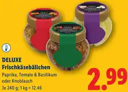 Lidl DELUXE Frischkäsebällchen Angebot