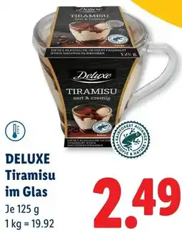 Lidl Deluxe Tiramisu im Glas Angebot