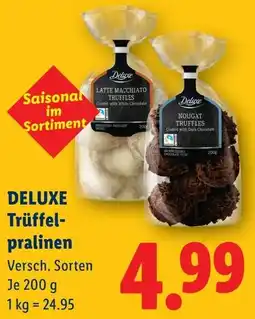 Lidl Deluxe Trüffel pralinen Angebot