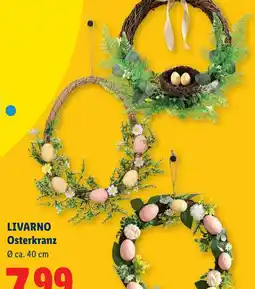 Lidl LIVARNO Osterkranz Angebot