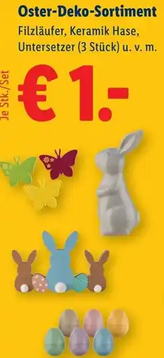 Lidl Oster-Deko-Sortiment Angebot