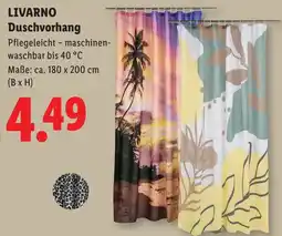 Lidl LIVARNO Duschvorhang Angebot