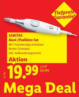 Lidl SANITAS Mani-/Pediküre-Set Angebot