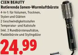 Lidl Cien beauty Rotierende Ionen-Warmluftbürste Angebot