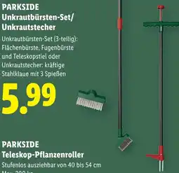 Lidl Parkside Unkrautbürsten-Set/ Unkrautstecher Angebot