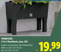 Lidl Parkside 2-in-1 Hochbeet Angebot
