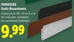 Lidl Parkside Stahl-Rasenkante Angebot
