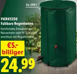 Lidl Parkside Faltbare Regentonne Angebot