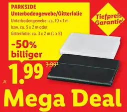 Lidl PARKSIDE Unterbodengewebe/Gitterfolie Angebot