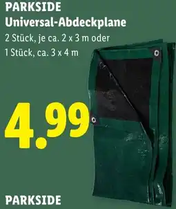 Lidl Parkside Universal-Abdeckplane Angebot