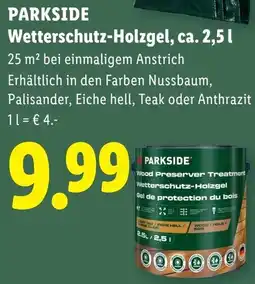 Lidl Parkside Wetterschutz-Holzgel Angebot