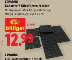 Lidl Livarno Kunststoff Klickfliesen Angebot