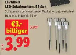 Lidl Livarno LED-Solarleuchten Angebot