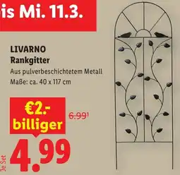 Lidl Livarno rankgitter Angebot