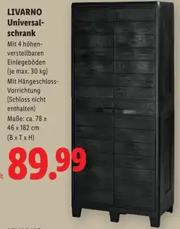 Lidl Livarno universalschrank Angebot