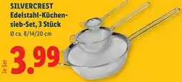 Lidl Silvercrest edelstahl küchensieb set Angebot