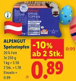 Lidl Alpengut Speisetopfen Angebot