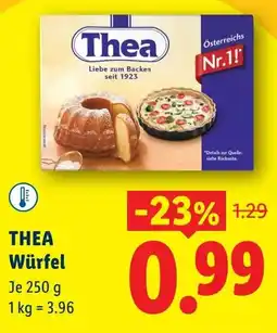 Lidl Thea würfel Angebot