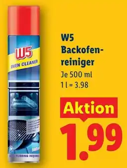 Lidl W5 Backofenreiniger Angebot